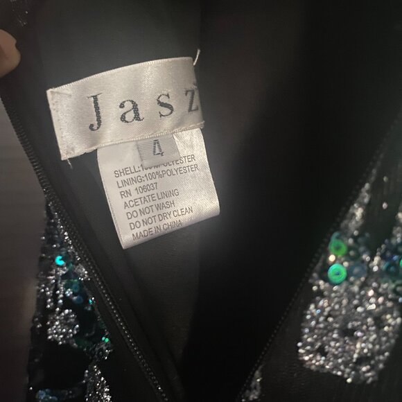 Jasz Couture 7317 Prom Dress | Beaded Mermaid Gown | Designer Evening Dress - Picture 5 of 5